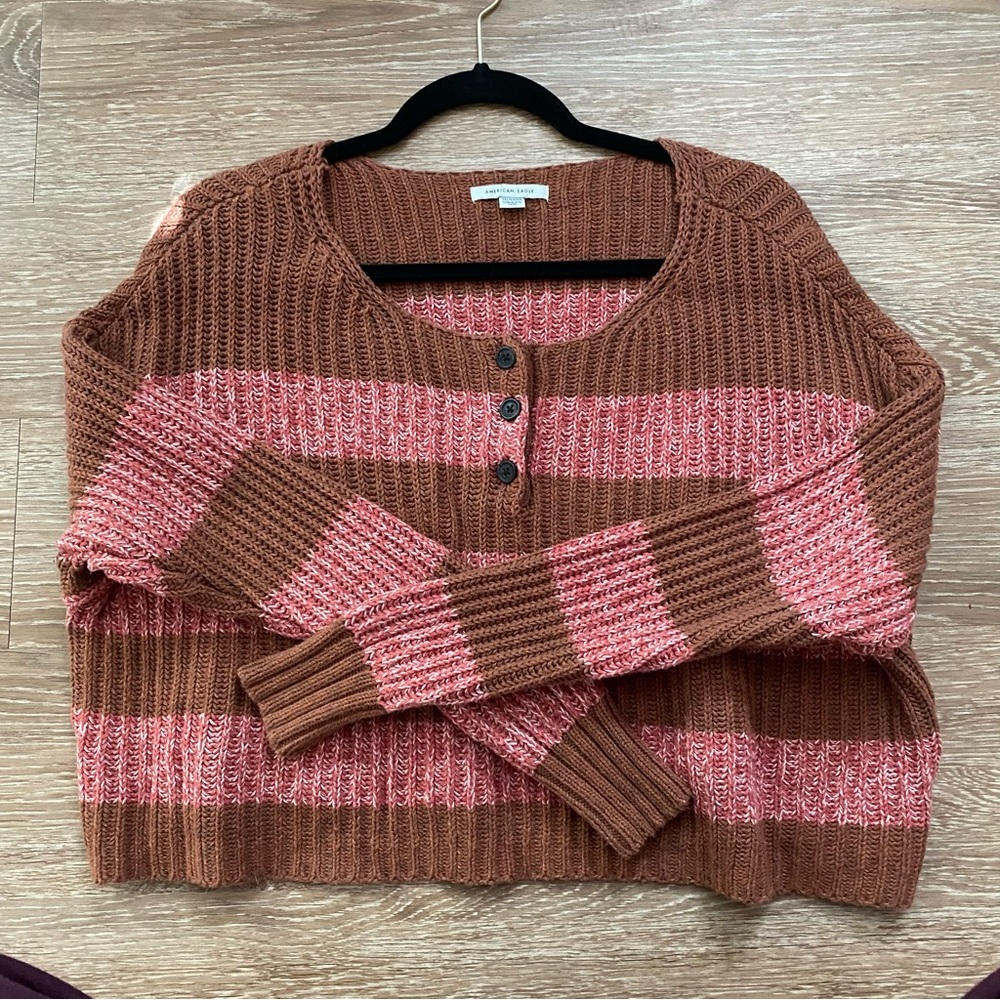 American Eagle Crop Sweater